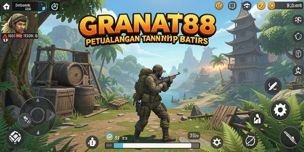 Menampilkan aksi gameplay seru dalam dunia terbuka yang luas.