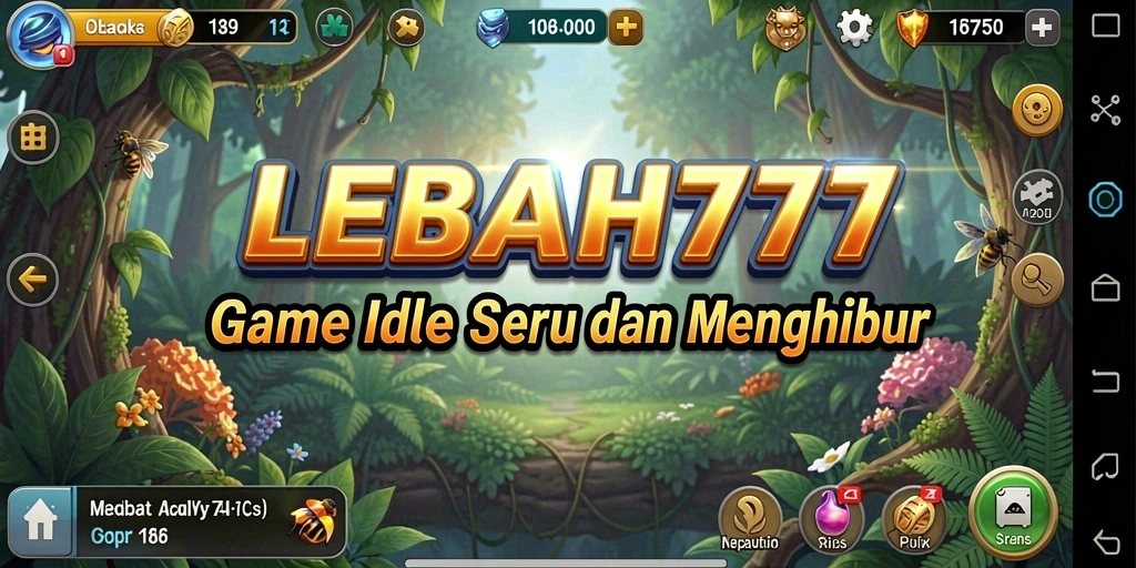 Tampilan gameplay LEBAH777 dengan aktivitas mengelola koloni lebah yang menarik.