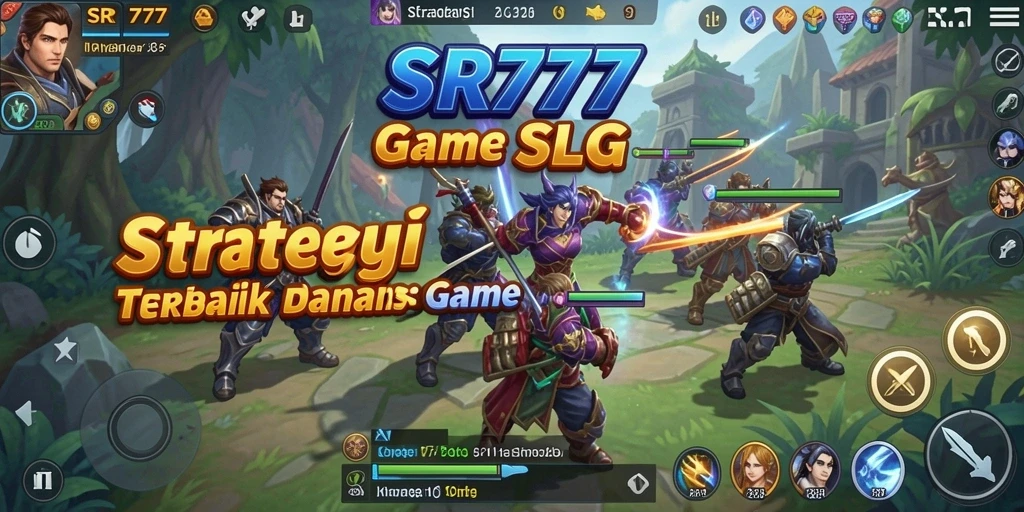 Tangkapan layar gameplay SR777 menampilkan pertempuran strategis yang mendebarkan.