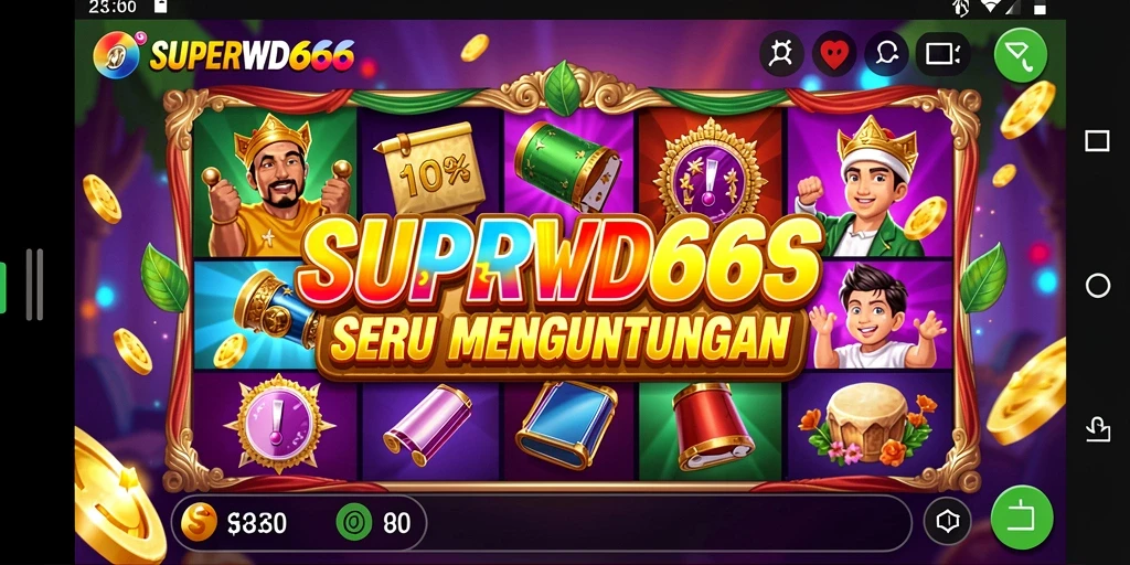 Gameplay seru di SUPERWD666 dengan berbagai tema slot.