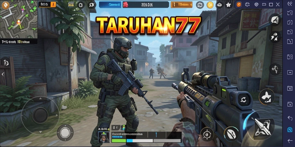 Tangkapan layar utama TARUHAN77 menampilkan aksi taruhan yang seru.
