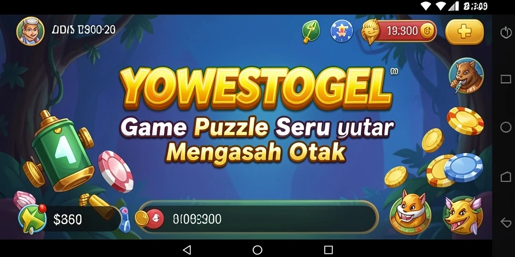 Tampilan gameplay seru YOWESTOGEL yang menantang.